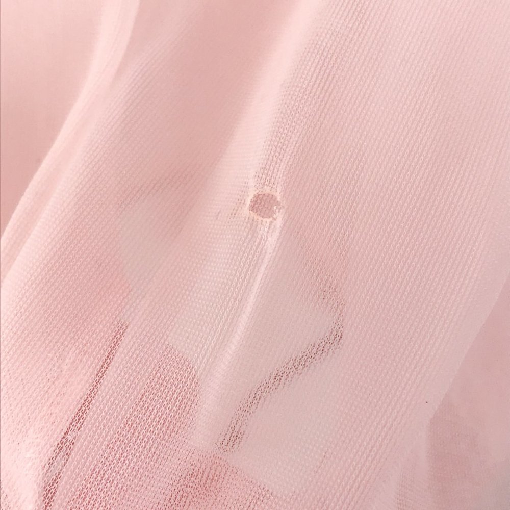 Vintage 50s Lingerie Os Chiffon Housedress Robe N… - image 8